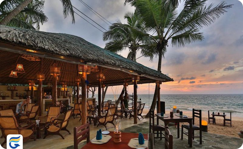 رستوران های ساحلی و ارزان در سریلانکا