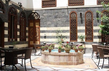 رستوران و کیفیت غذا و صبحانه هتل بیت آق بیق دمشق سوریه