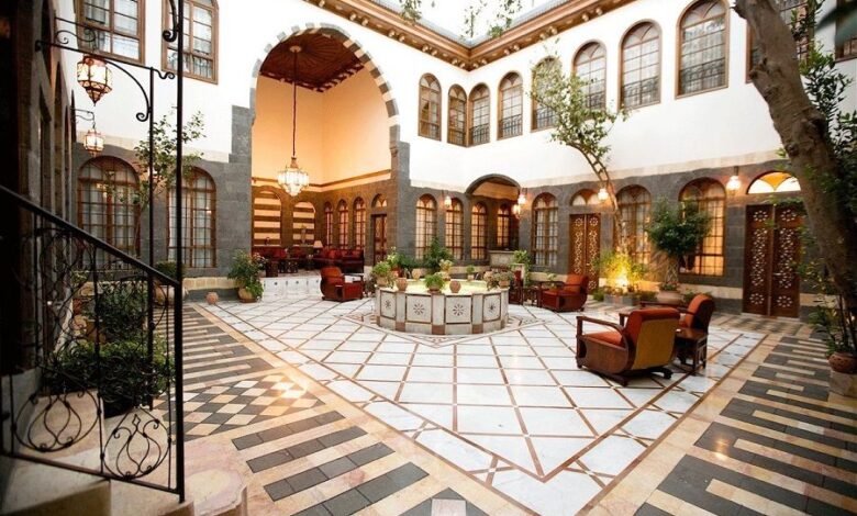 هتل بیت زعفران دمشق سوریه