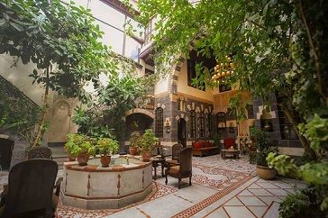 رستوران و کیفیت غذا هتل بیت الوالی دمشق سوریه