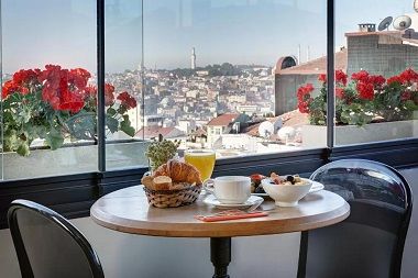رستوران و غذا و صبحانه گالری عکس هتل گالاتا آنتیک استانبول ترکیه - قاره پیما