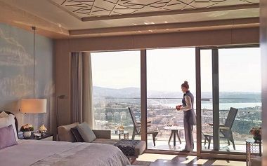 بالکن هتل رافلز استانبول ترکیه