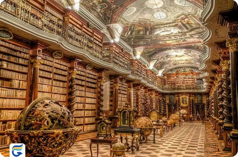 Clementium Library کتابخانه‌ کلمنتیوم کشور چک