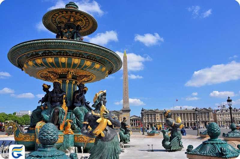 Concorde Square in Paris میدان کنکورد پاریس