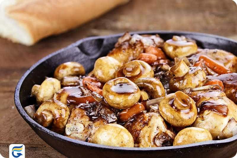 Coq au vin کک‌ او‌ ون