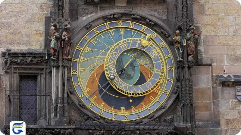 Czech astronomical clock ساعت نجومی چک