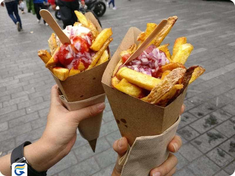 Dutch fries سیب زمینی سرخ کرده هلندی