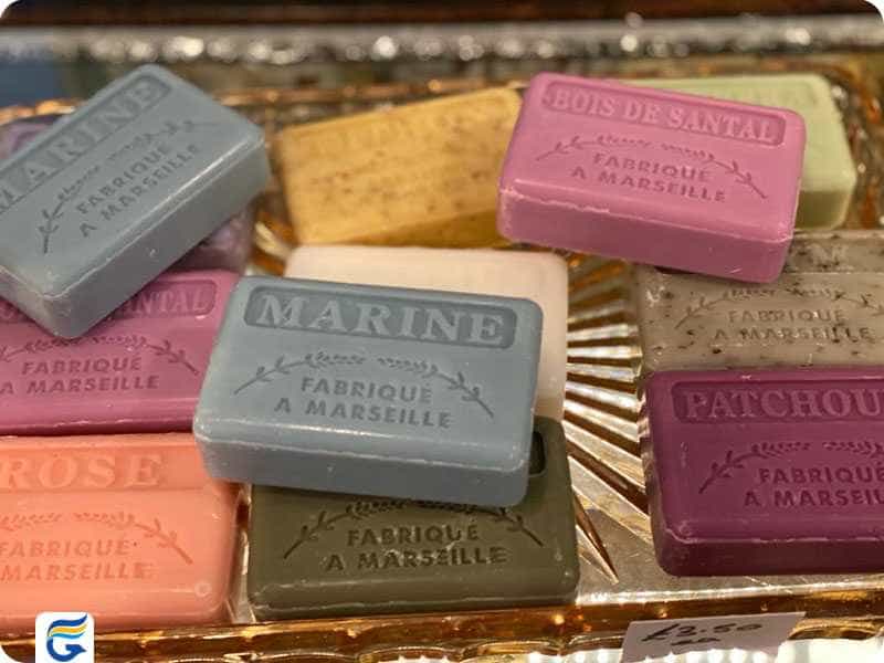 French soaps صابون های فرانسوی