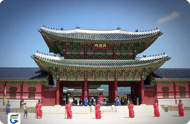 Gyeongbokgung Palace قصر گیونگ بوک گانگ کره جنوبی