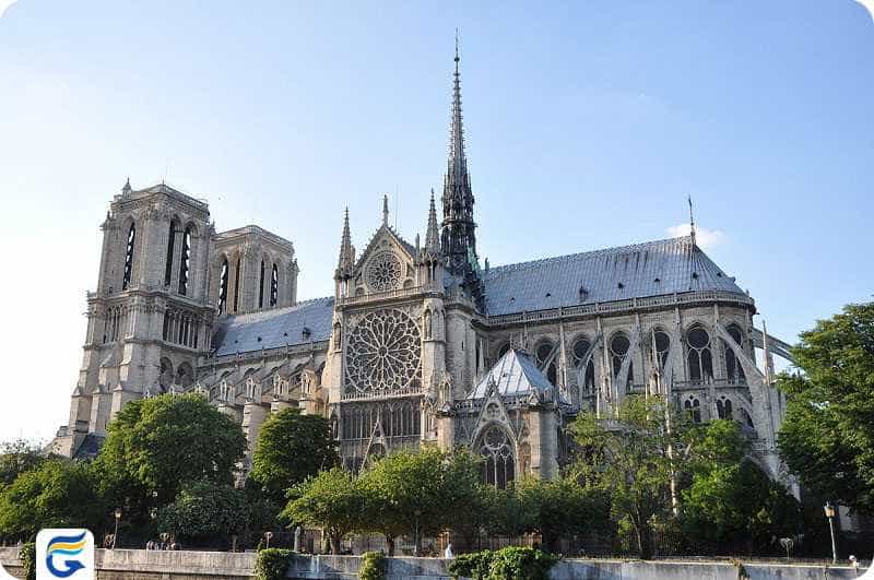 Notre Dame de Paris کلیسای نوتردام پاریس