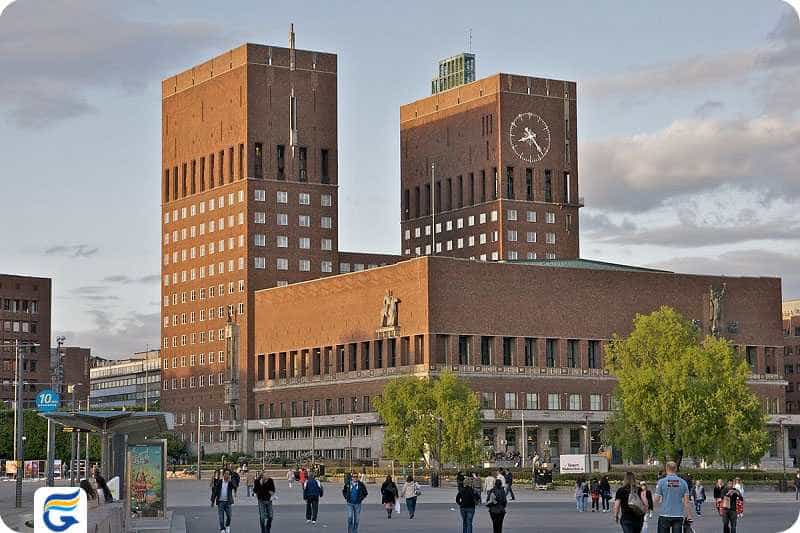 Oslo City Hall تالار شهر اسلو