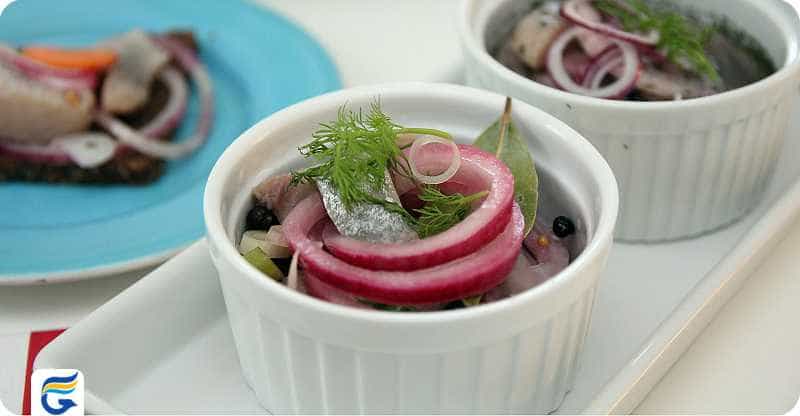 Pickled herring ترشی شاه ماهی