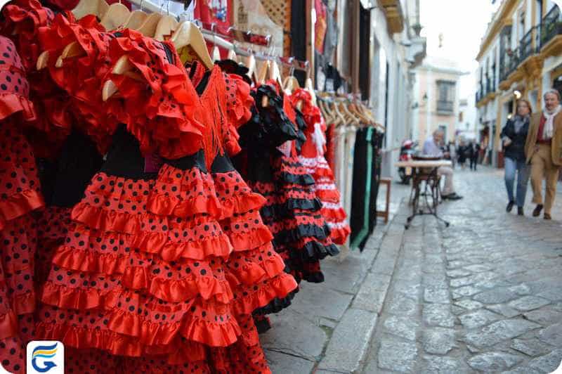 Spanish flamenco costume لباس فلامنکو اسپانیایی