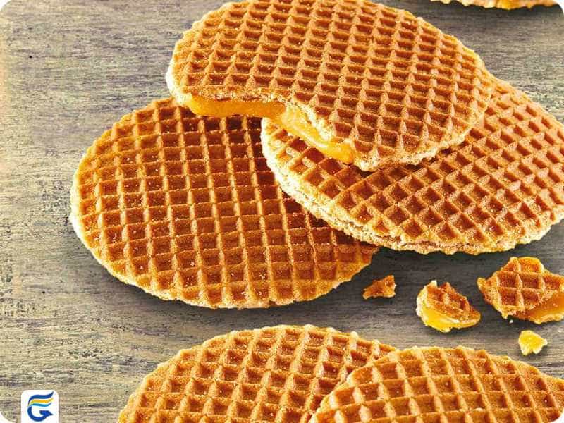 Stroopwafel ویفر استروپ