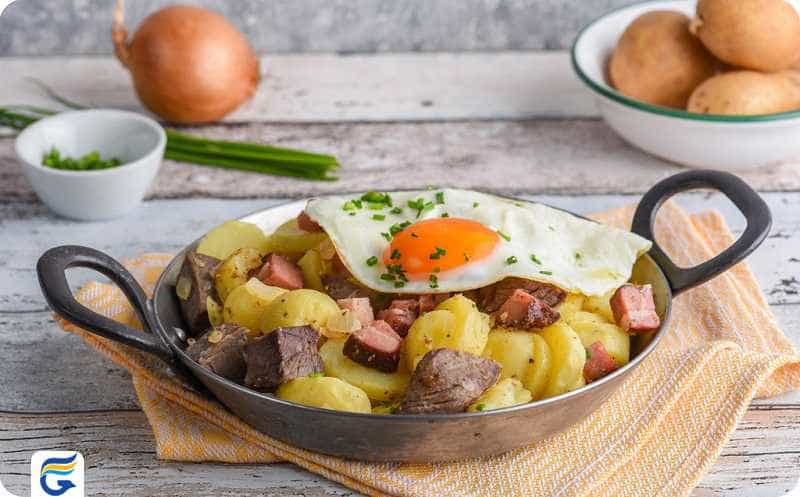 Tiroler Gröstl گراستل تیرول