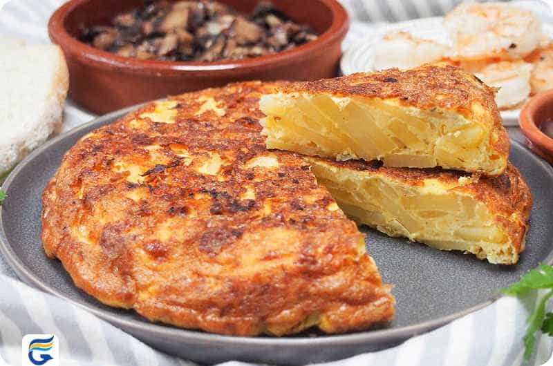 Tortilla Espanola املت اسپانیایی