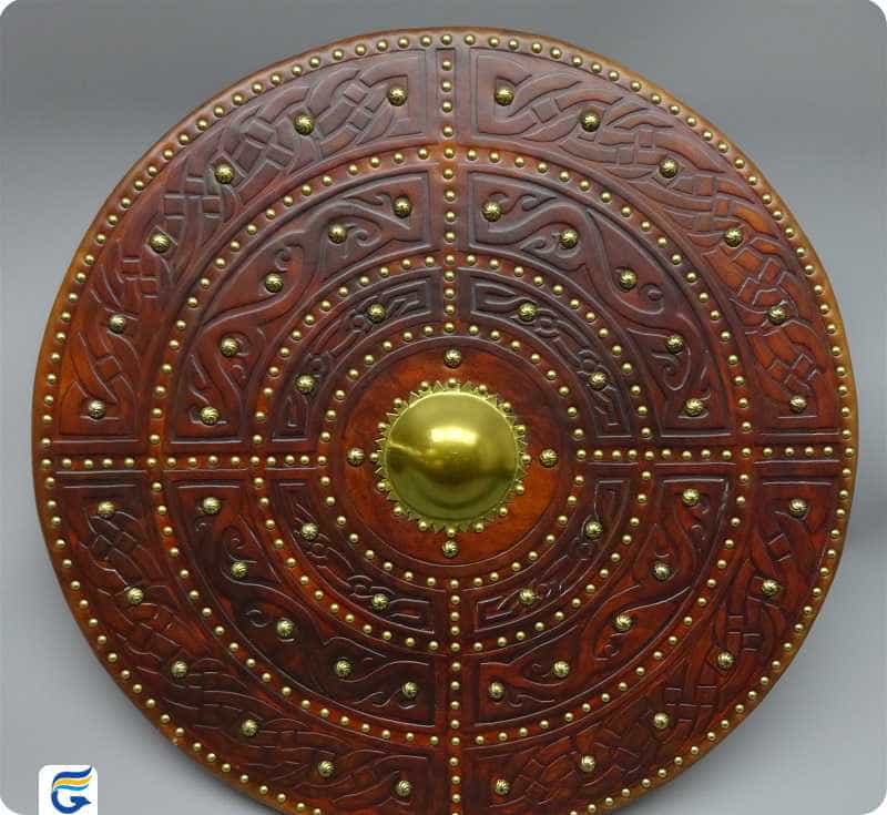 Traditional wooden shields سپرهای چوبی سنتی