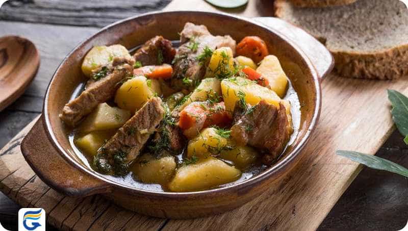 Ulster Irish Stew خورشت آلستر ایرلندی