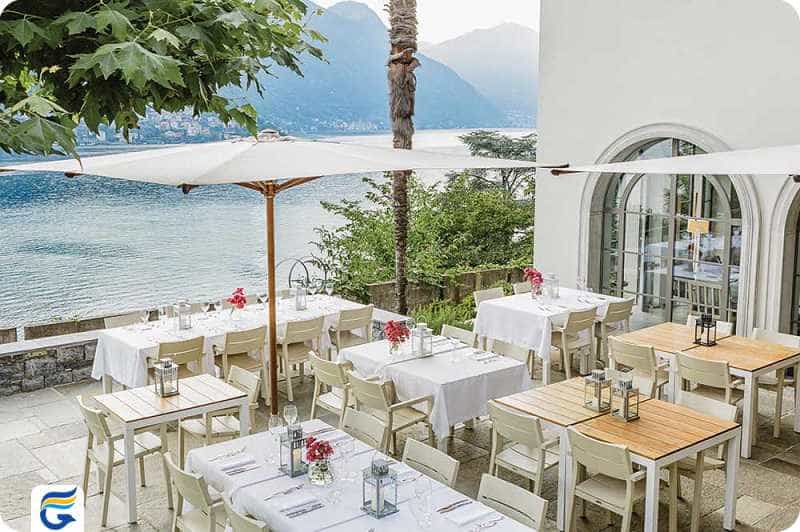 Villa Lario restaurant رستوران ویلا لاریو