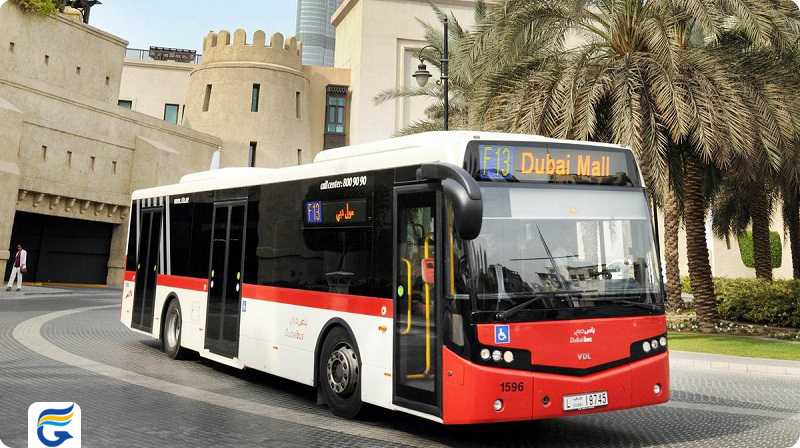 نقشه اتوبوس رانی در دبی