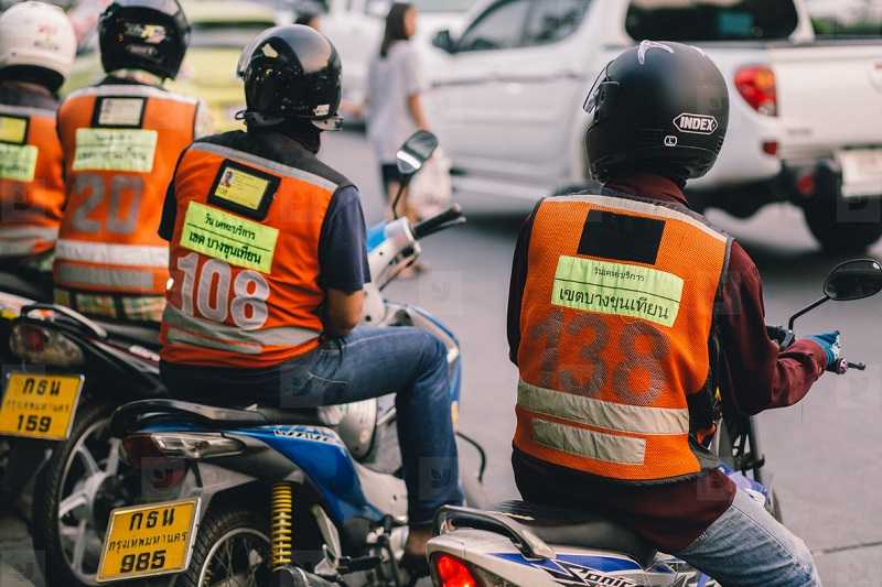 تاکسی موتور سیکلت Thailand motorcycle taxi