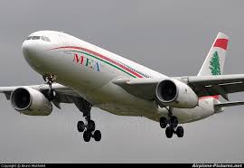 هواپیما هواپیمایی خاورمیانه لبنان Middle East Airlines