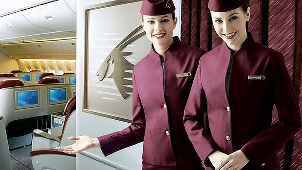 مهمانداران هواپیمایی قطر ایرویز Qatar Airways Company