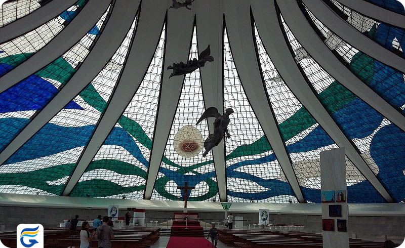کلیسای جامع برزیل Cathedral of Brasilia - هزینه سفر هوایی به برزیل
