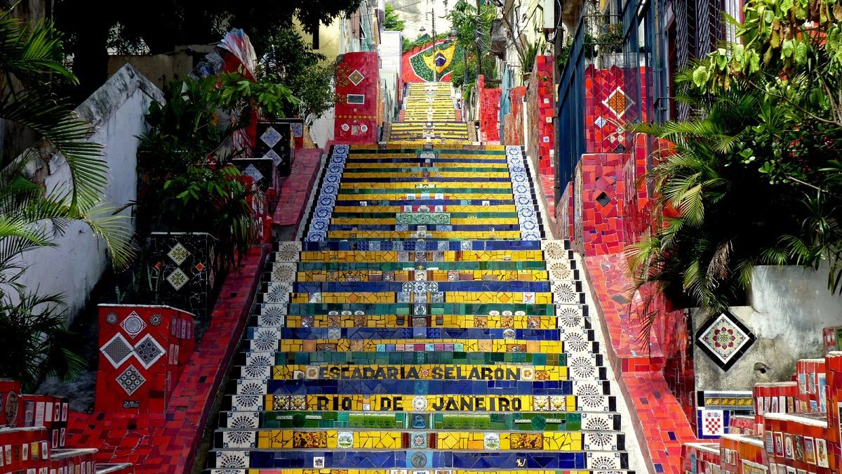 اسکندریا سلارون برزیل Escadaria Selarón - خرید اینترنتی بلیط هواپیما به برزیل