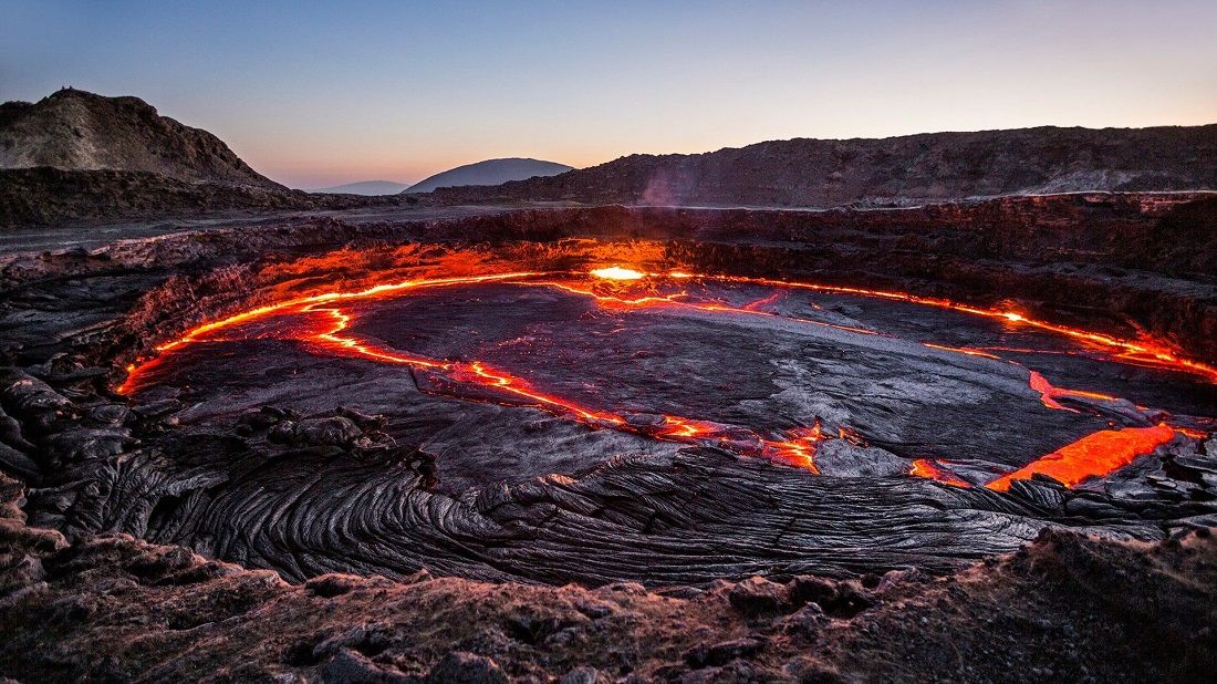 آتشفشان آرتا آله اتیوپی erta ale volcano - ساعت و تاریخ پروازهای اتیوپی